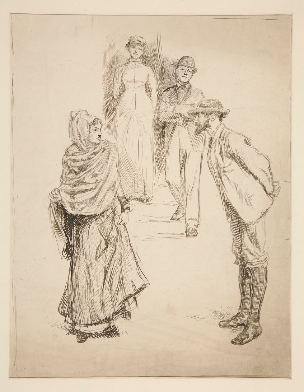 ábra Jelenet, tanulmány a számára alkotó: Edwin Austin Abbey