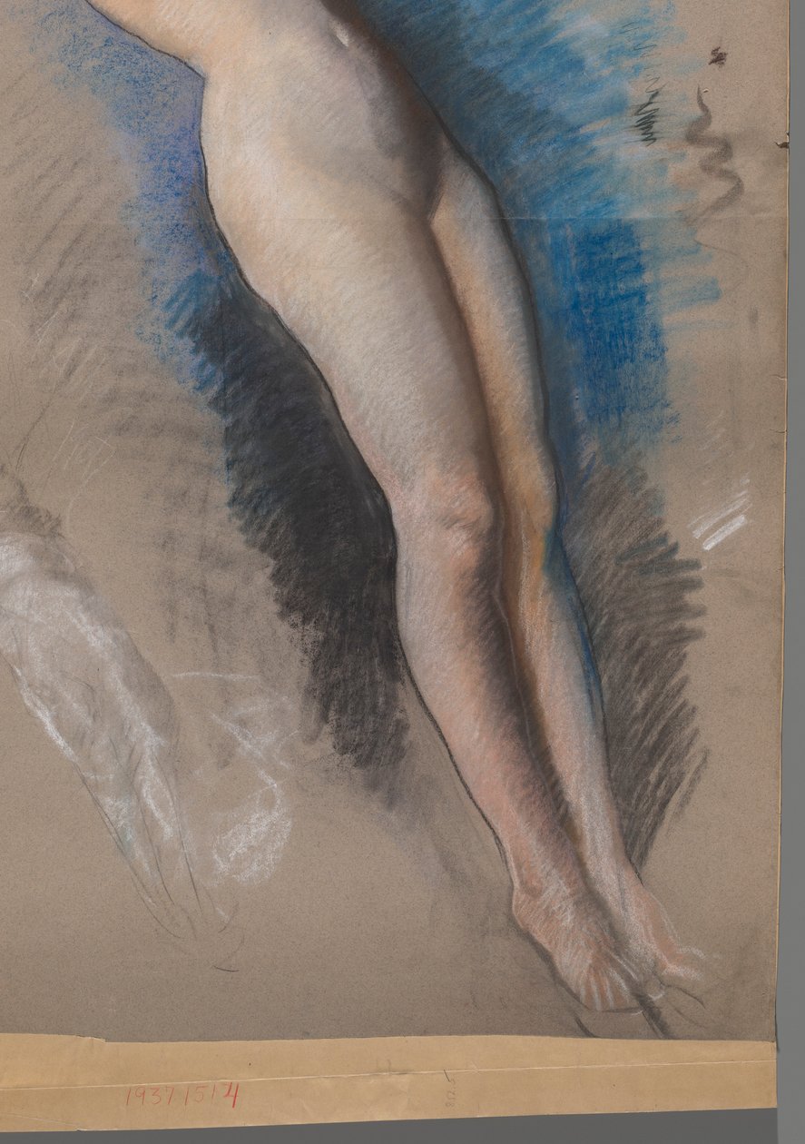 ábra tanulmány a alkotó: Edwin Austin Abbey