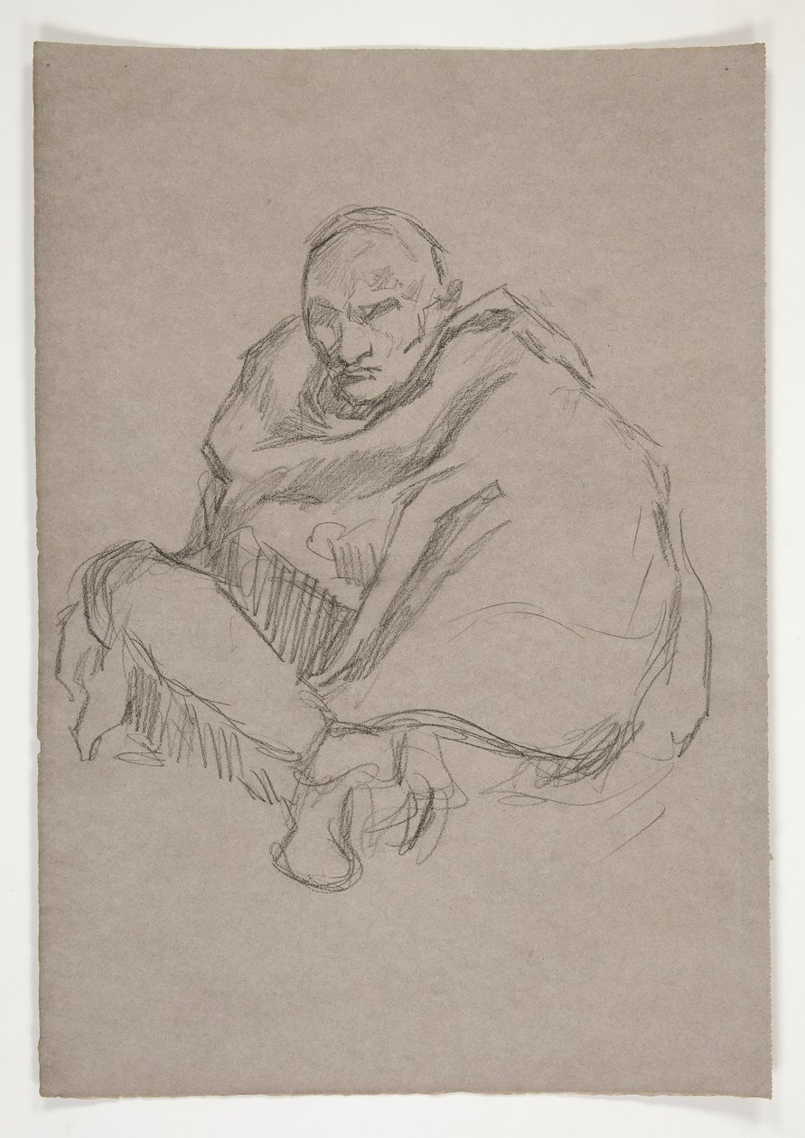 ábra tanulmány a alkotó: Edwin Austin Abbey