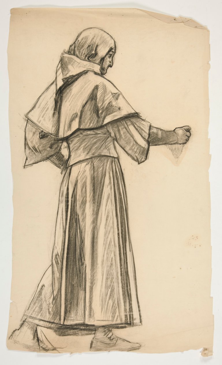 Ábratanulmány Arthur király számára alkotó: Edwin Austin Abbey