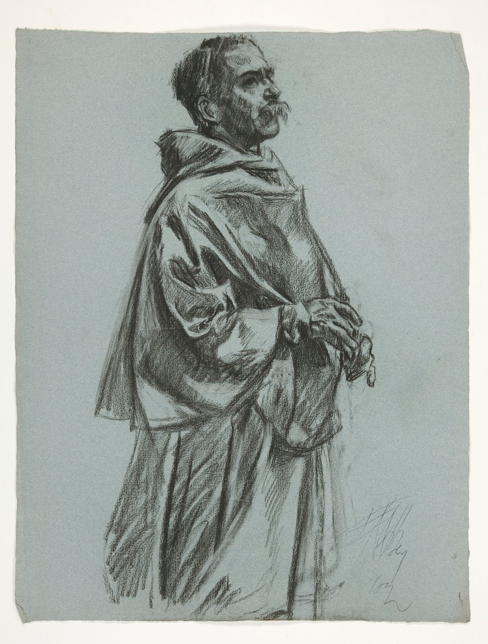 Ábratanulmány Arthur király számára alkotó: Edwin Austin Abbey