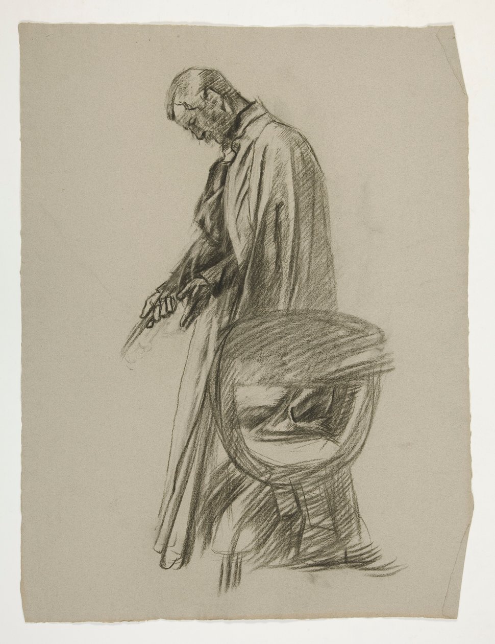 Ábratanulmány Arthur király számára alkotó: Edwin Austin Abbey
