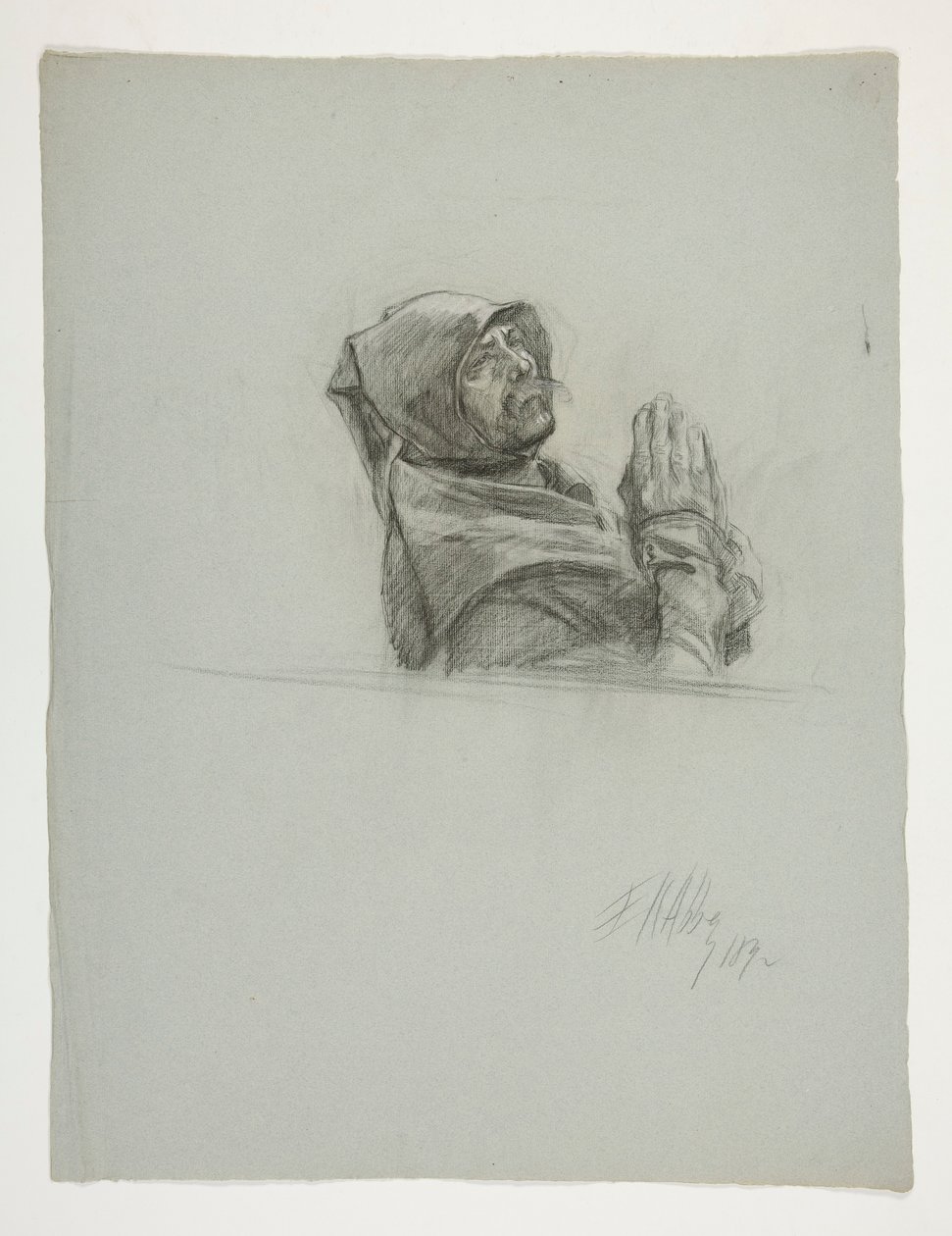 Ábratanulmány Arthur király számára alkotó: Edwin Austin Abbey