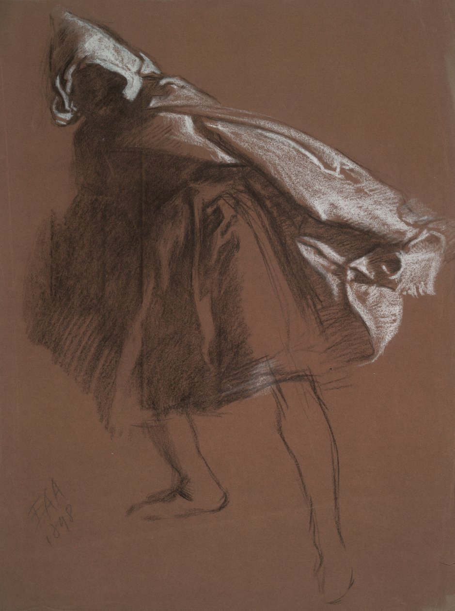 Ábratanulmány Othello számára alkotó: Edwin Austin Abbey