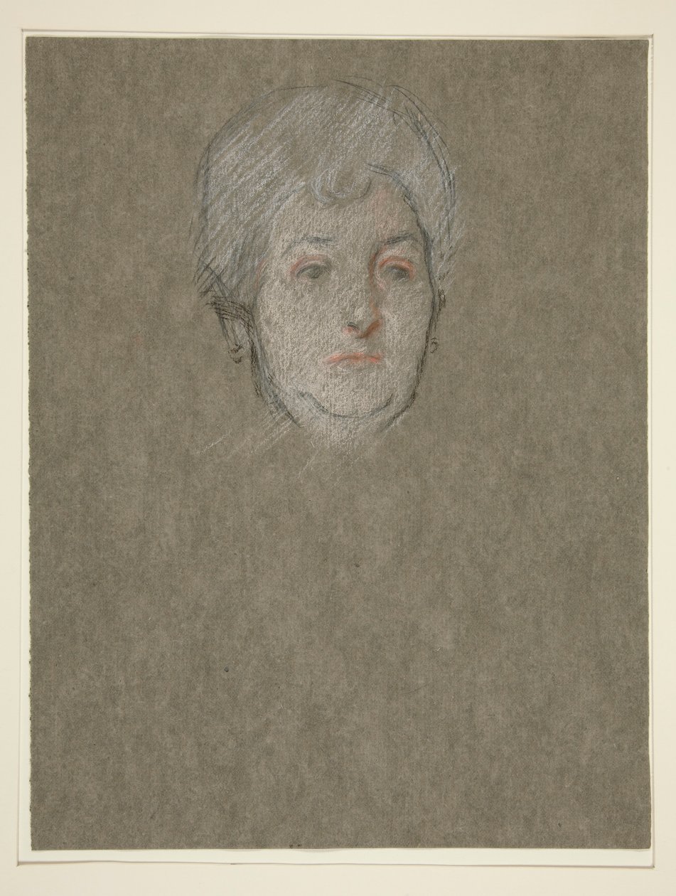 Edw koronázási idős nő vezetője. VII alkotó: Edwin Austin Abbey