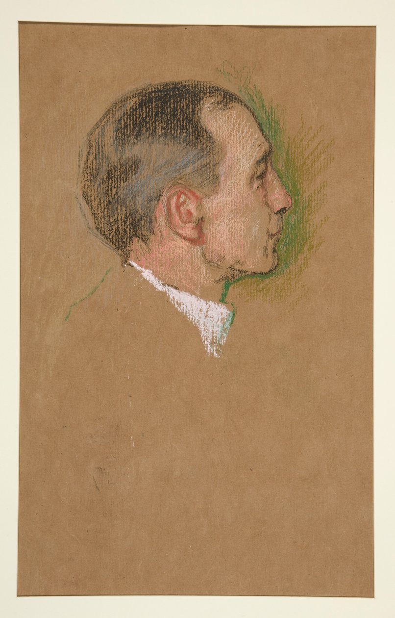 Az ember feje, Edward koronázása VII alkotó: Edwin Austin Abbey