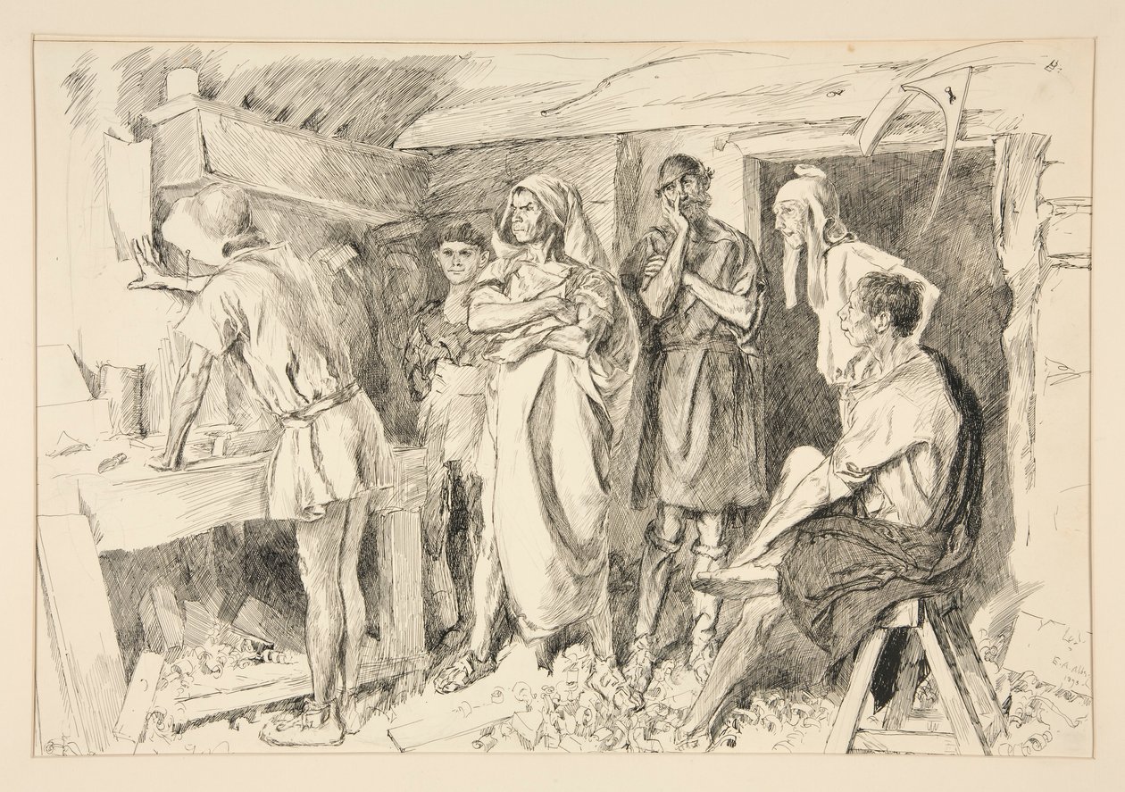 Quince-ben alkotó: Edwin Austin Abbey