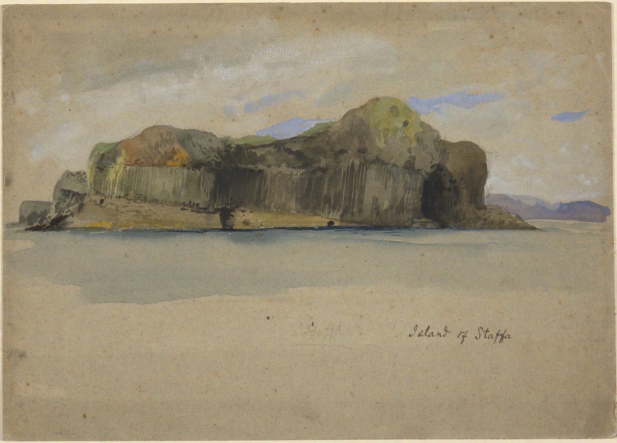 Staffa szigete alkotó: Edwin Austin Abbey
