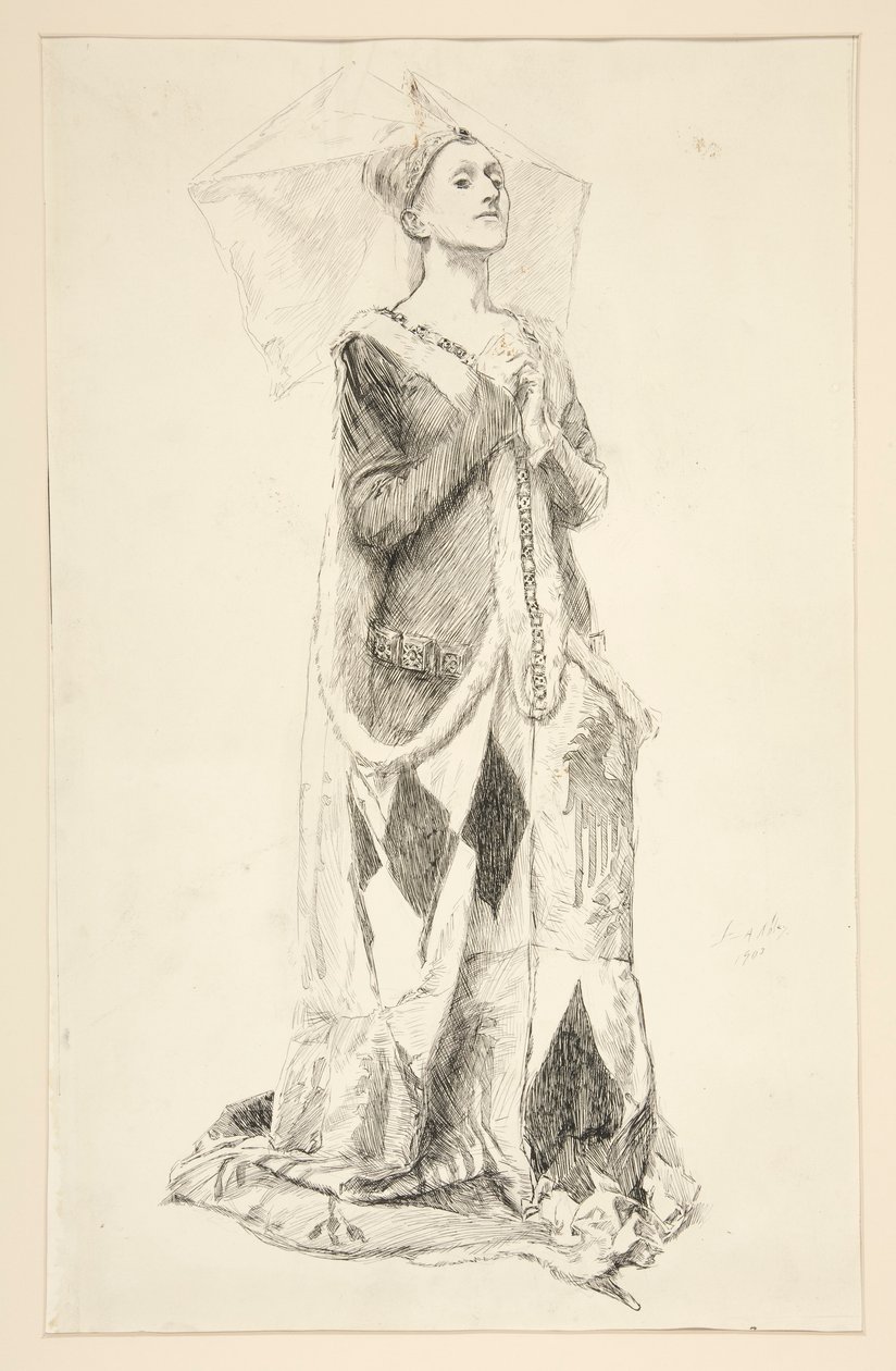 Lady Anne Nevill, III. Richárd királytól alkotó: Edwin Austin Abbey