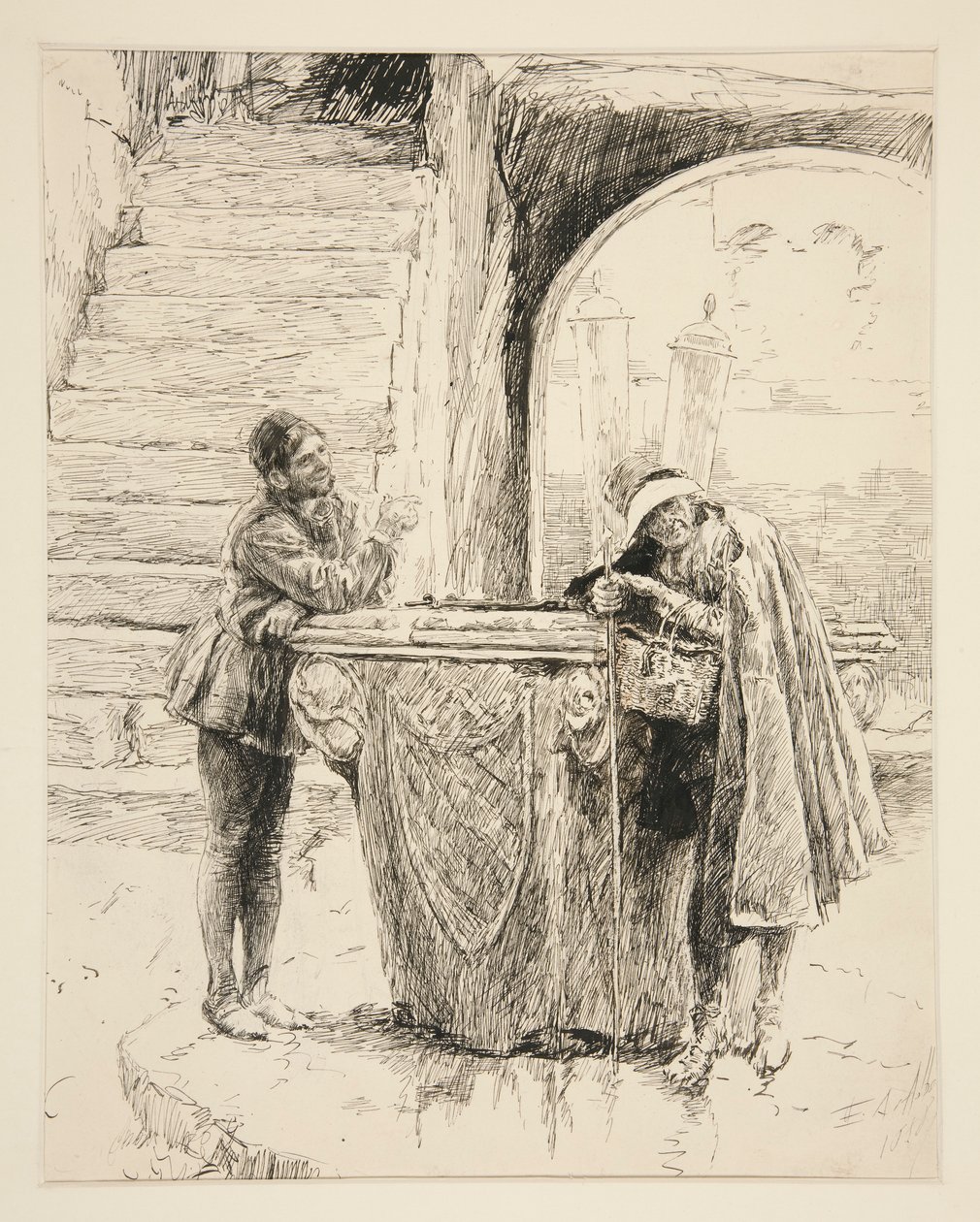 Launcelot: alkotó: Edwin Austin Abbey