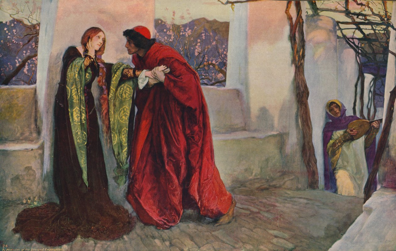 Ó, Mistress Mine, hol barangolsz, 1899, c1915 alkotó: Edwin Austin Abbey
