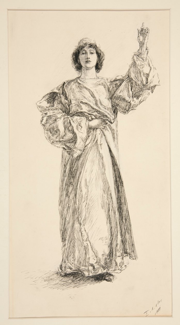 Portia: alkotó: Edwin Austin Abbey