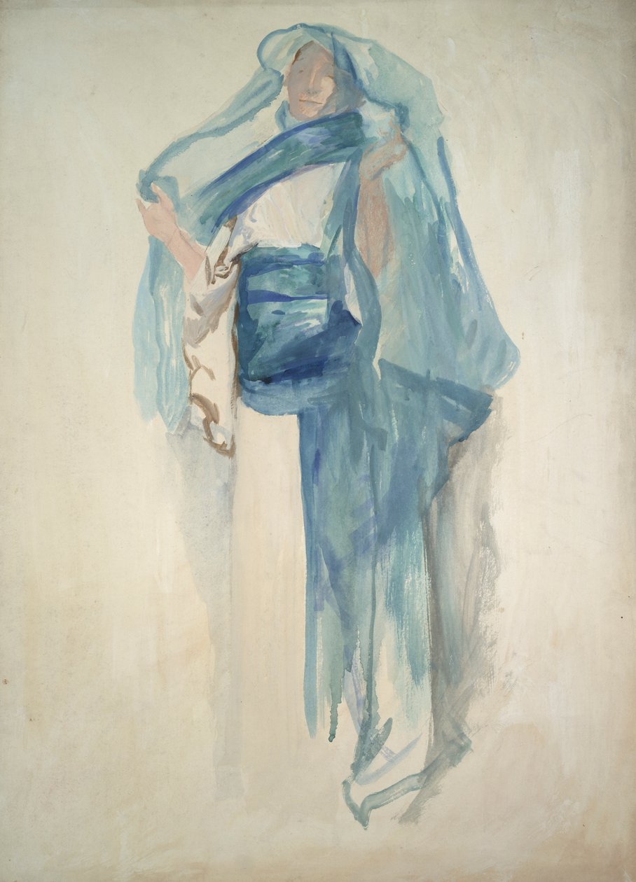 Lehetséges tanulmány az egyik rab erényhez, alaktanulmány az alkotó: Edwin Austin Abbey