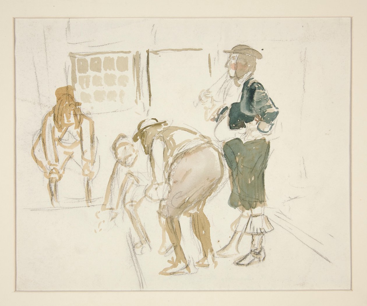 Valószínű tanulmány alkotó: Edwin Austin Abbey