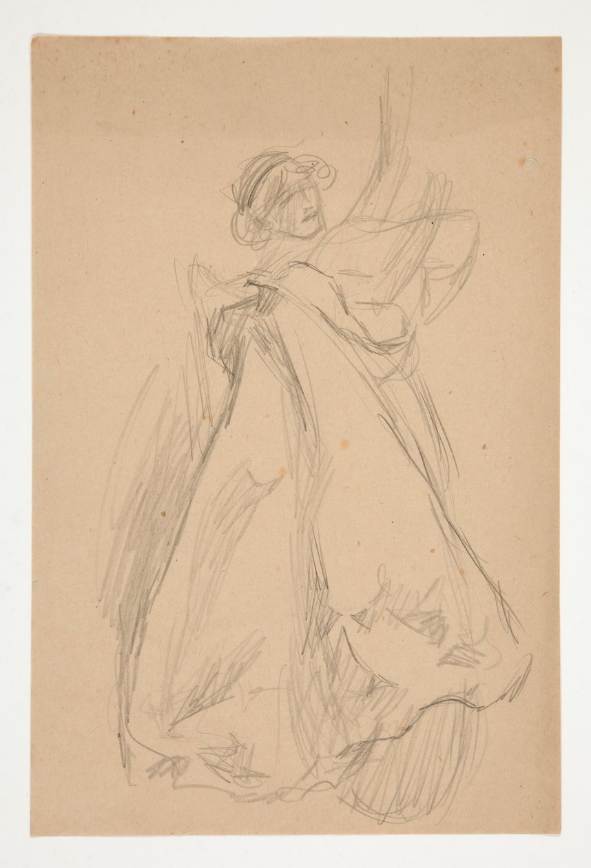 Vallási jelenet alkotó: Edwin Austin Abbey