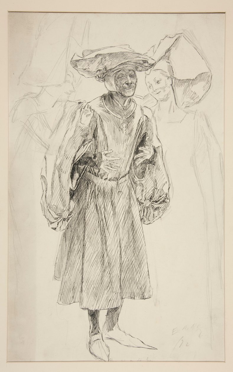 Rosalin és Maria: alkotó: Edwin Austin Abbey