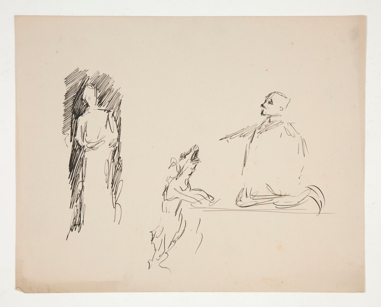 Alaktanulmányok lapja alkotó: Edwin Austin Abbey