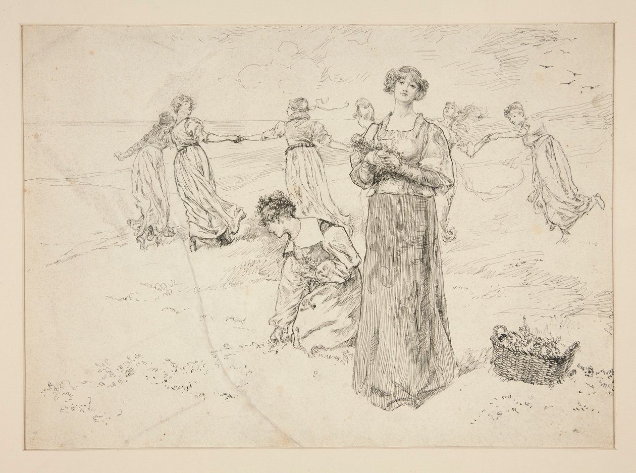 Vázlat ehhez alkotó: Edwin Austin Abbey