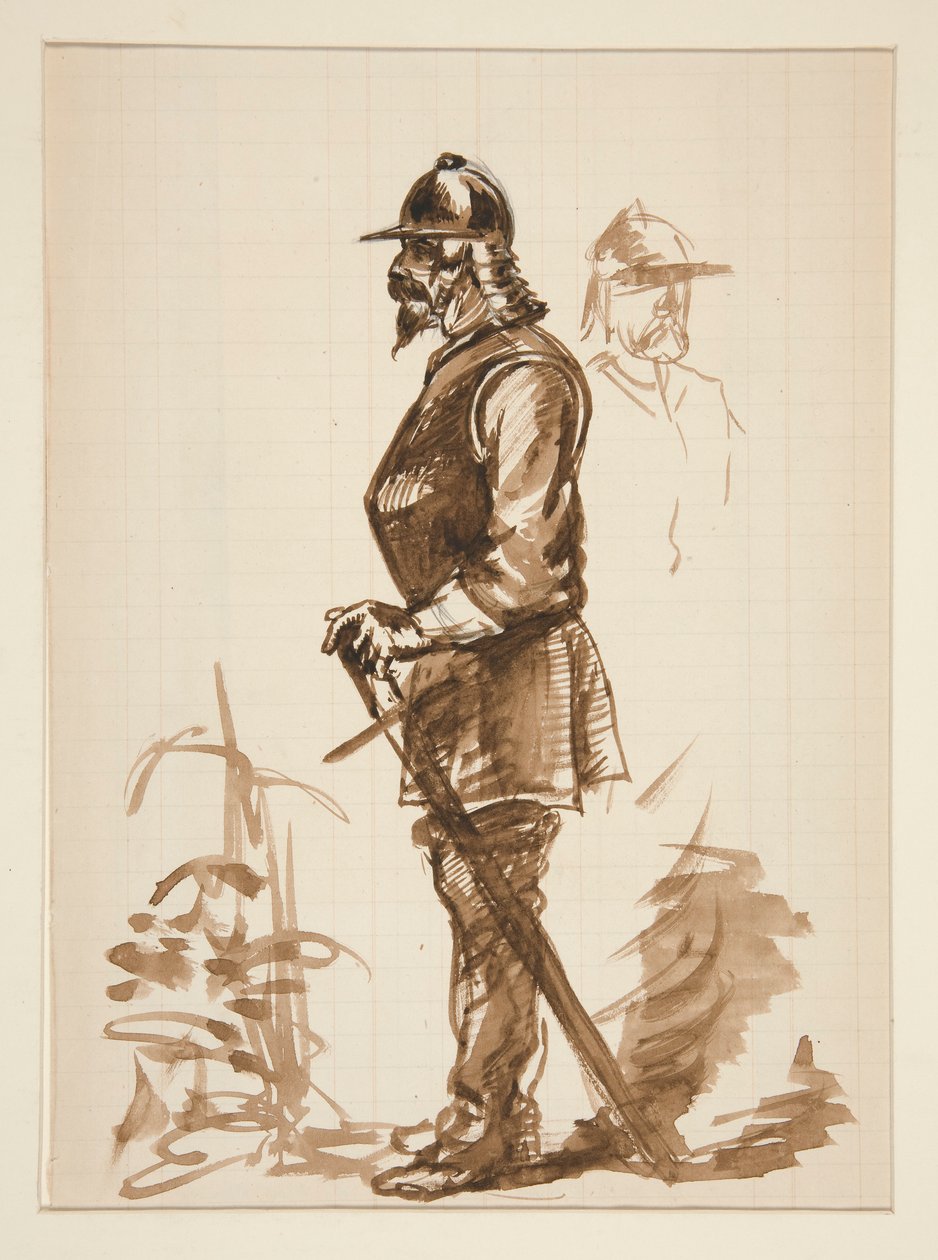 Vázlat ehhez alkotó: Edwin Austin Abbey