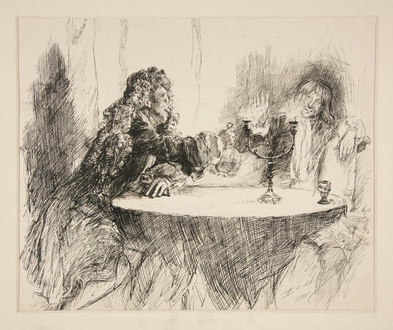 Vázlat a Nemes Patrónushoz alkotó: Edwin Austin Abbey