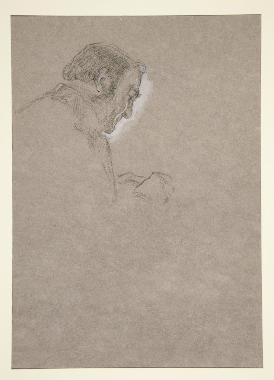 Tanulmány. Érsek Templom Király koronázása alkotó: Edwin Austin Abbey
