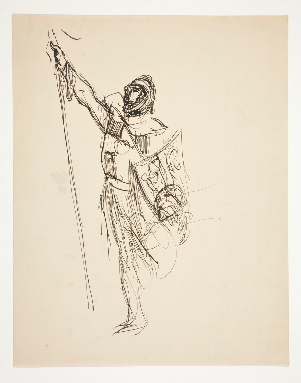 Tanulmány a keresztesek számára Jeruzsálemet látva (olajfestmény) alkotó: Edwin Austin Abbey