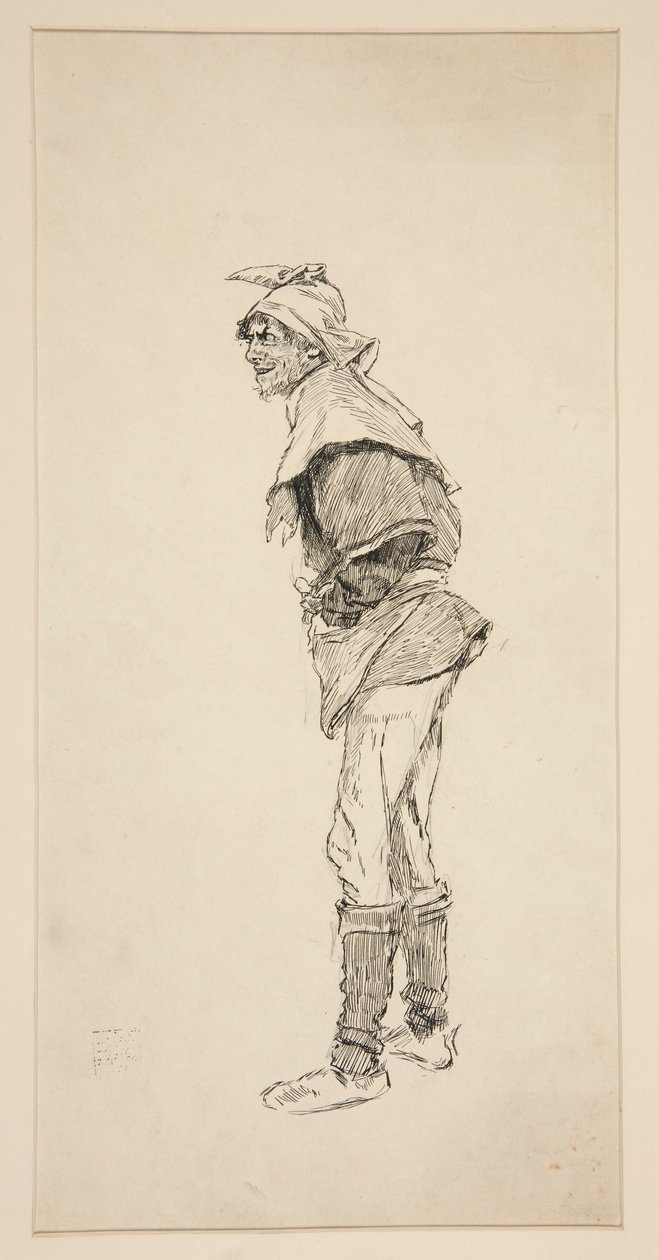 Tanulmány IV. Henrik királynak (I. rész) alkotó: Edwin Austin Abbey