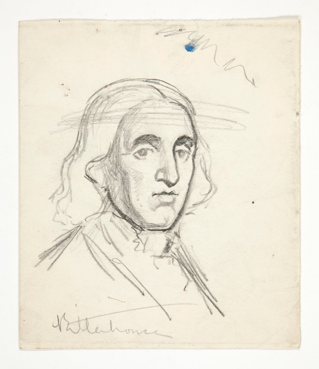 Tanulmány a Rittenhouse számára: vázlat a pennsylvaniai Harrisburg állam fővárosának falfestményéhez, 1902-1911 (John Singer Sargent készítette) alkotó: Edwin Austin Abbey