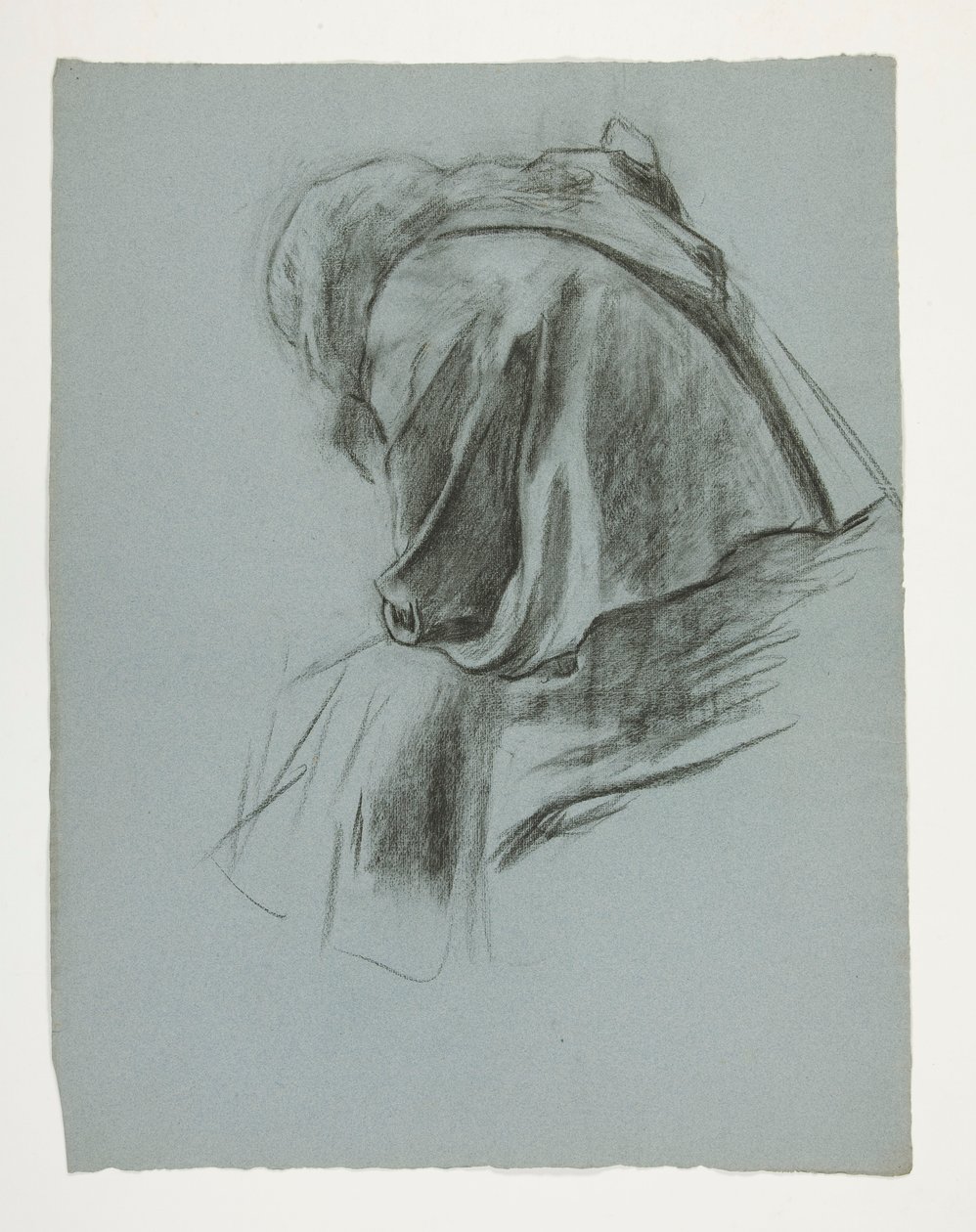 Study for The Departure, The Quest of the Holy Grail (15 festménysorozat a Boston Public Library számára, 1901-ben fejeződött be) alkotó: Edwin Austin Abbey