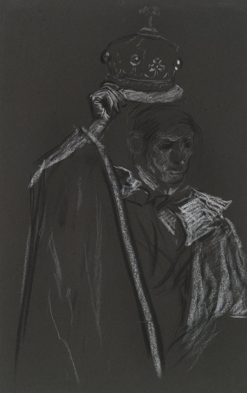 Study of Peer for Coronation of Edward VII alkotó: Edwin Austin Abbey