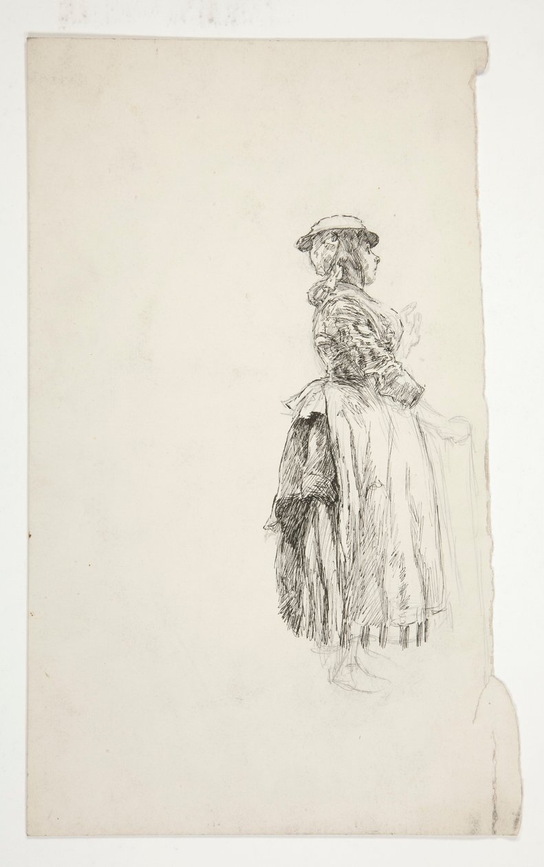 Tanulmány egy vidéki nőről alkotó: Edwin Austin Abbey