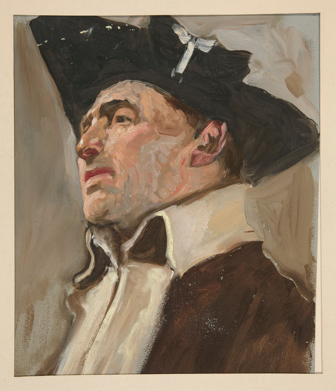 Tanulmány egy katonáról: vázlat a pennsylvaniai Harrisburg állam fővárosának falfestményéhez, 1902-1911 (John Singer Sargent készítette el) alkotó: Edwin Austin Abbey