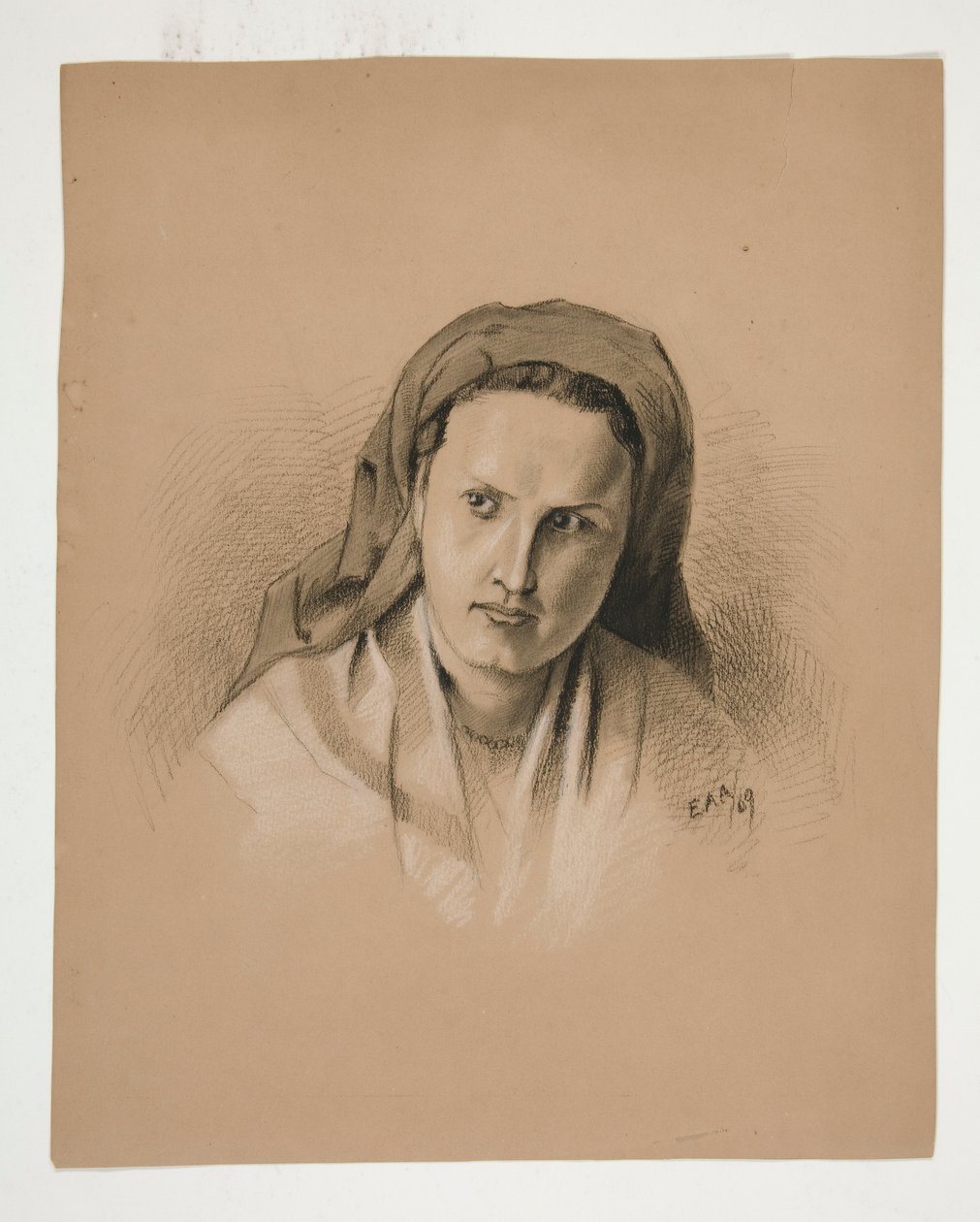 Tanulmány egy nőről alkotó: Edwin Austin Abbey
