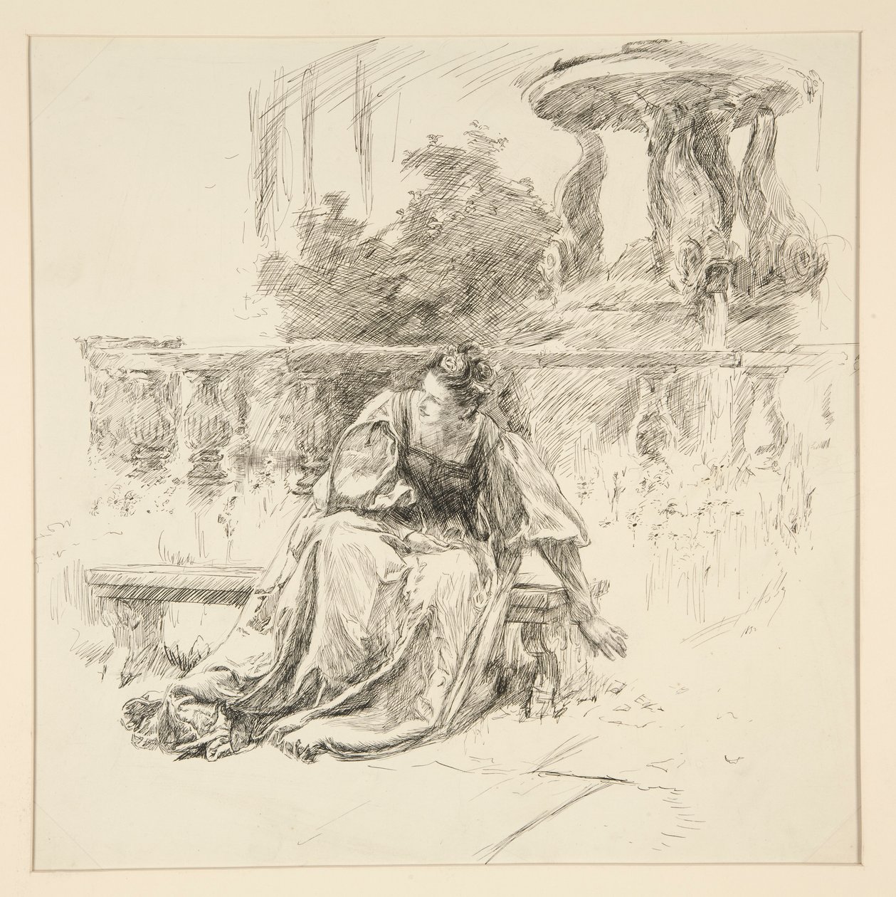 A szakadt levél, az I. felvonás ii. jelenetéből, Két veronai úr alkotó: Edwin Austin Abbey