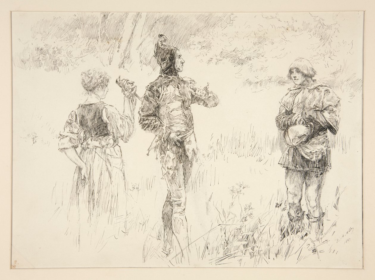 Próbakő: alkotó: Edwin Austin Abbey