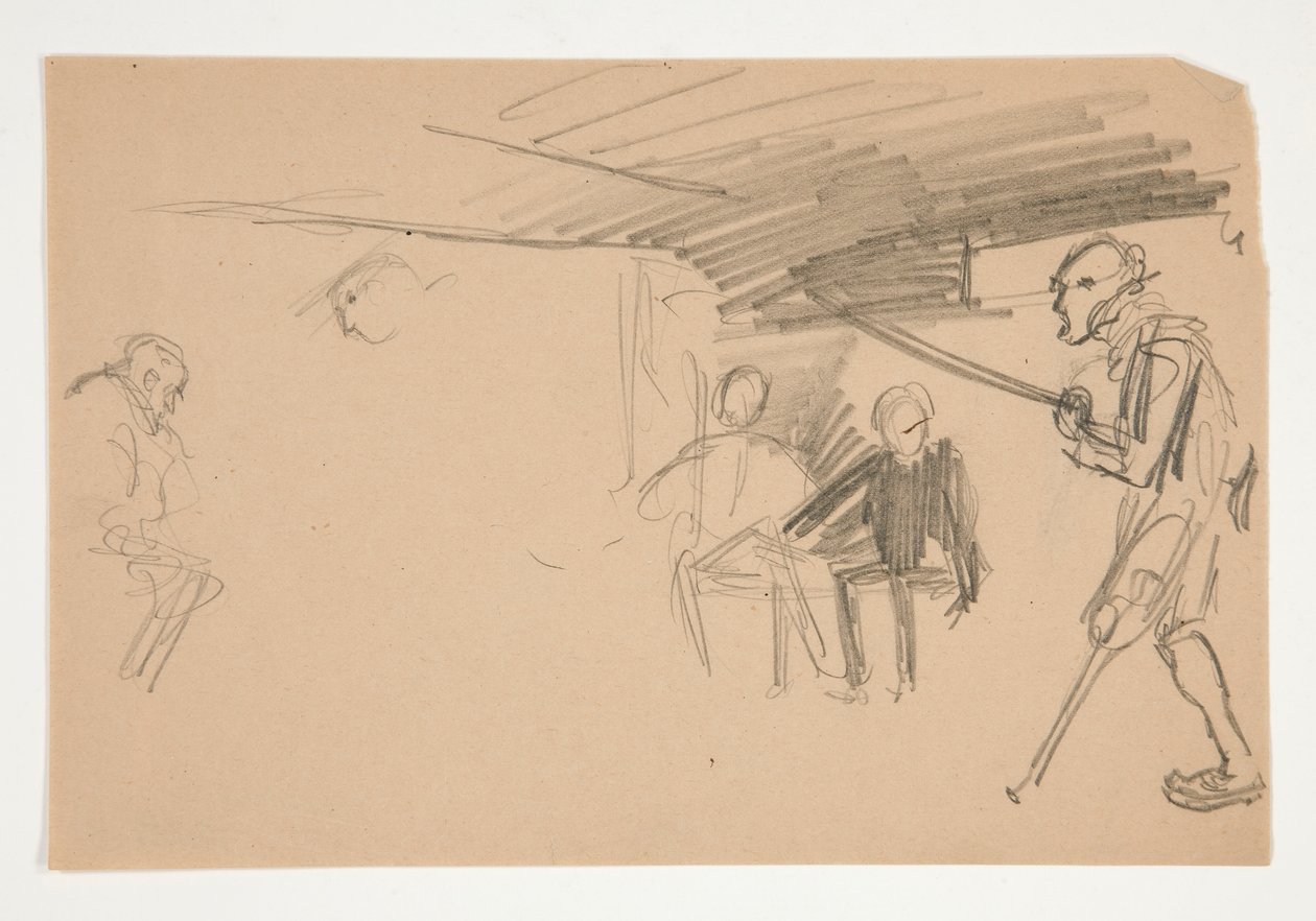 Oliver Goldsmith azonosítatlan illusztrációja alkotó: Edwin Austin Abbey
