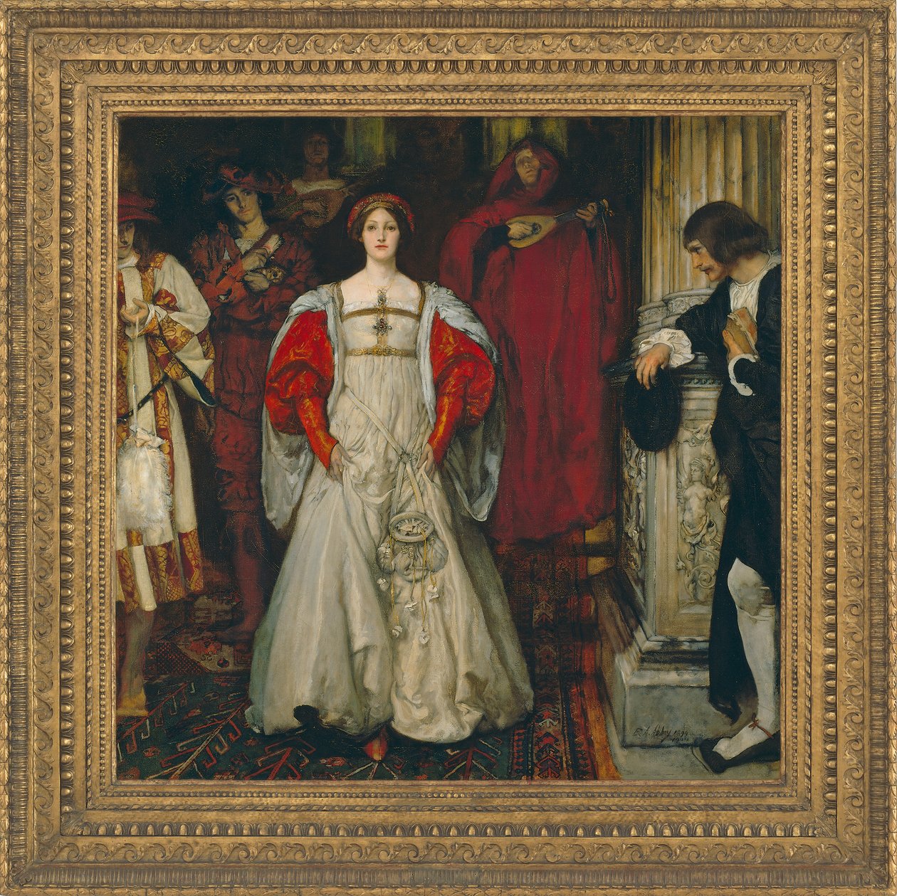 Ki az a Szilvia, mi az a Szilvia, akit minden Swains dicsér, 1896-99 körül. alkotó: Edwin Austin Abbey