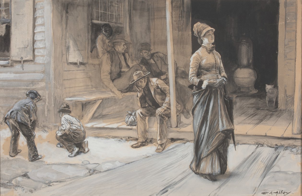 Büszkeséggel a homlokán alkotó: Edwin Austin Abbey