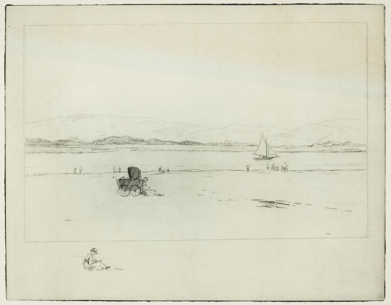 A torkolatnál (rézkarc) alkotó: Edwin Butler Bayliss