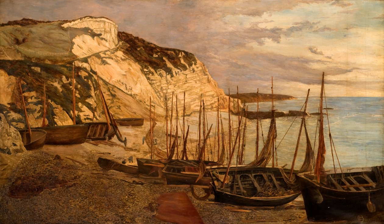 Beer Head, Dél-Devon, 1879 körül alkotó: Edwin Edwards
