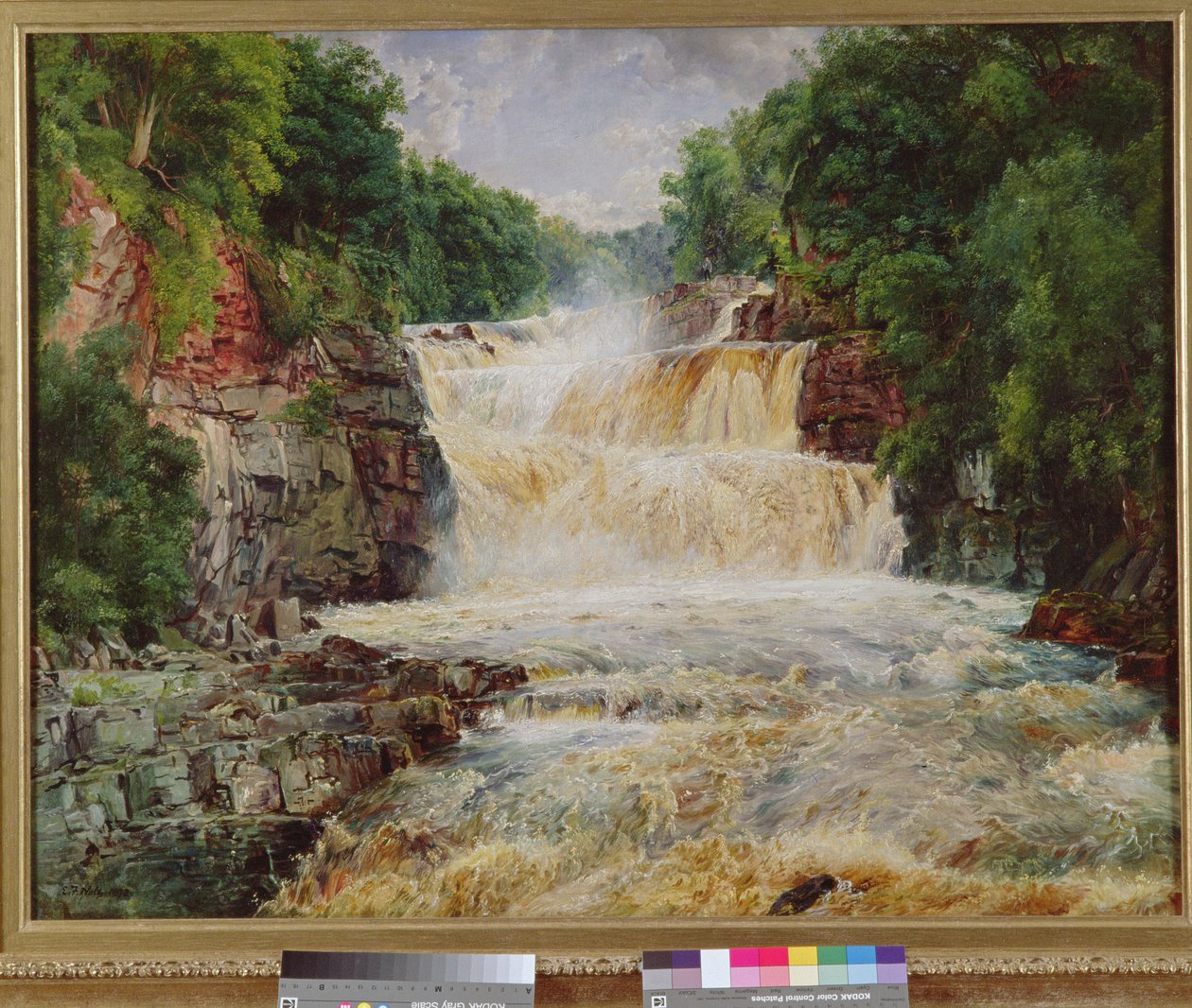 Swallow Falls, Bettws-y-Coed, Észak-Wales, 1873 alkotó: Edwin Frederick Holt