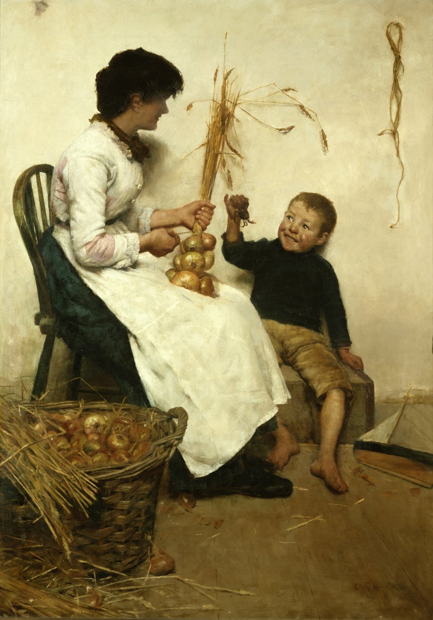 Első fogása, 1888 körül alkotó: Edwin Harris