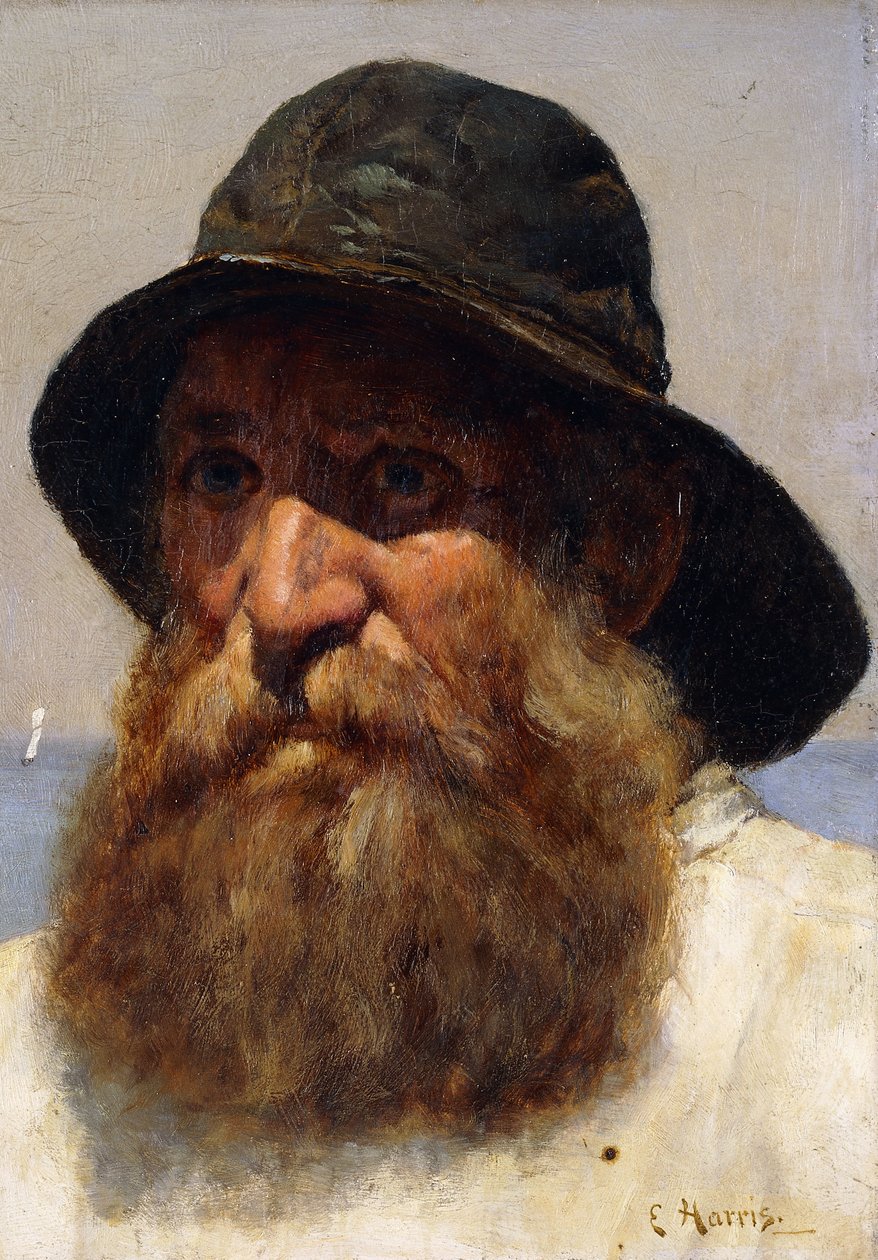 Halász portréja, 1895 körül alkotó: Edwin Harris