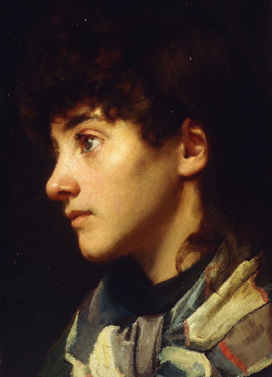 The Newlyn Girl, 1895 körül alkotó: Edwin Harris