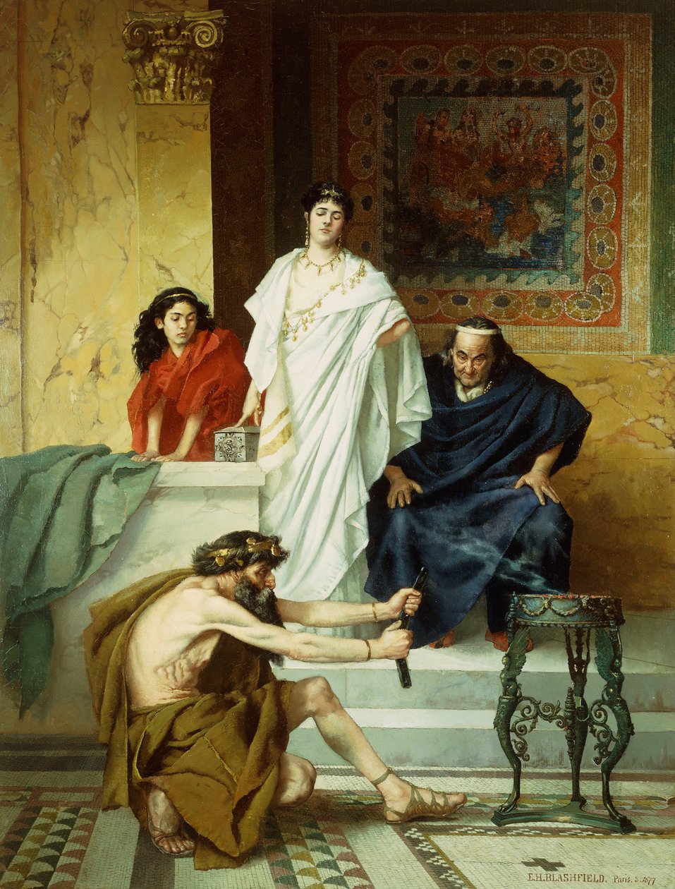 Felkészülés az áldozatra alkotó: Edwin Howland Blashfield