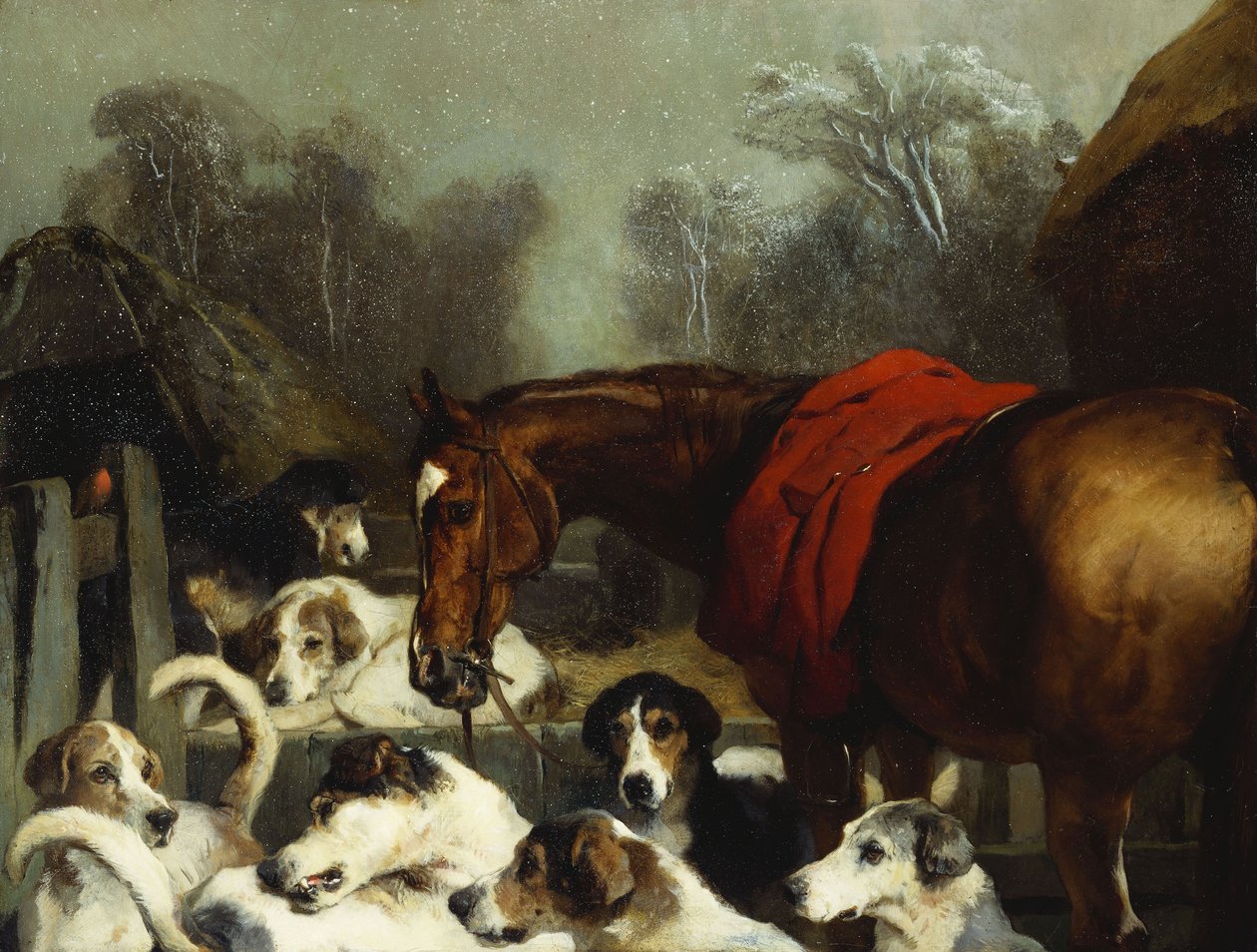 Nincs vadászat az időjárásig alkotó: Edwin Landseer