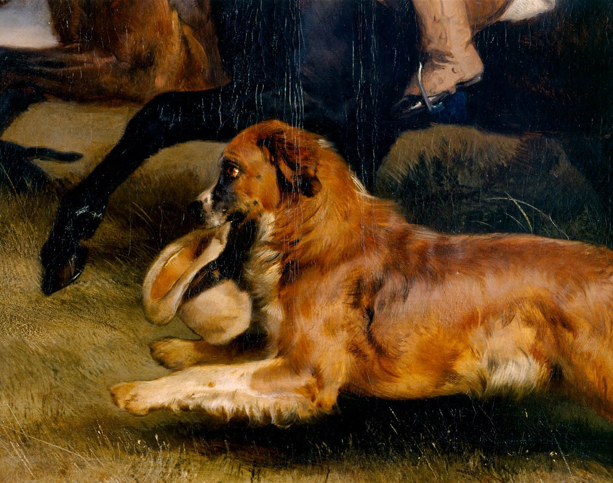 Futókutya (369433 részlet) (olaj a panelen) alkotó: Edwin Landseer