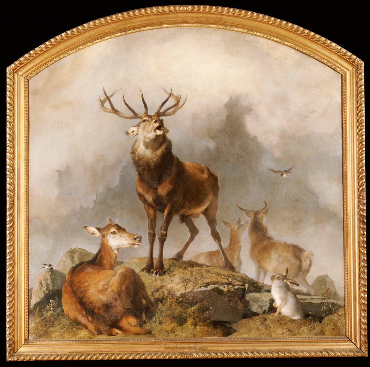 Jelenet Braemarban – Felvidéki szarvas alkotó: Edwin Landseer