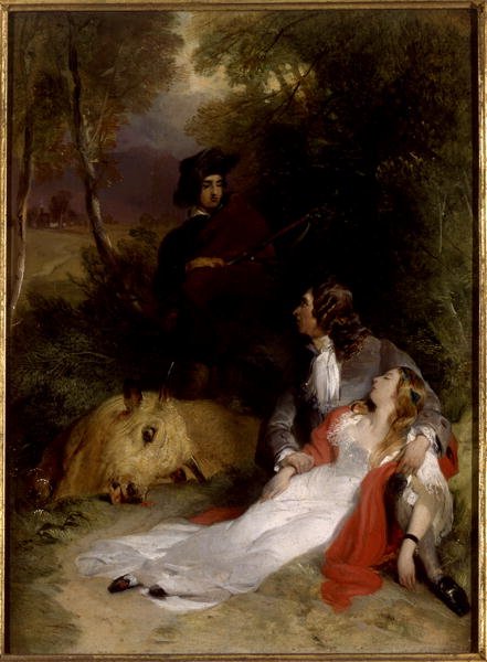 Lammermoor menyasszonya, 1830 körül (olaj, panel) alkotó: Edwin Landseer