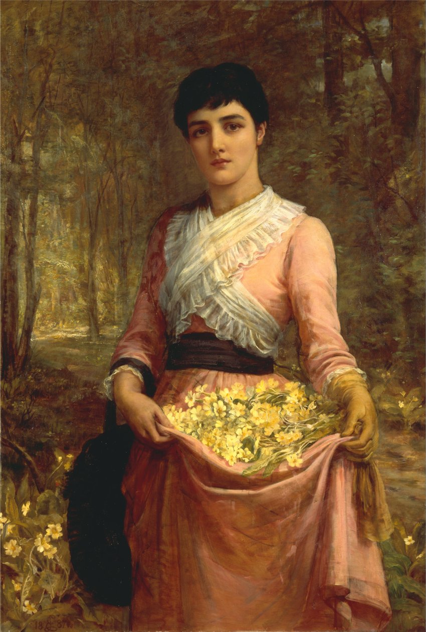 Birodalmunk lányai. Anglia: The Primrose alkotó: Edwin Long